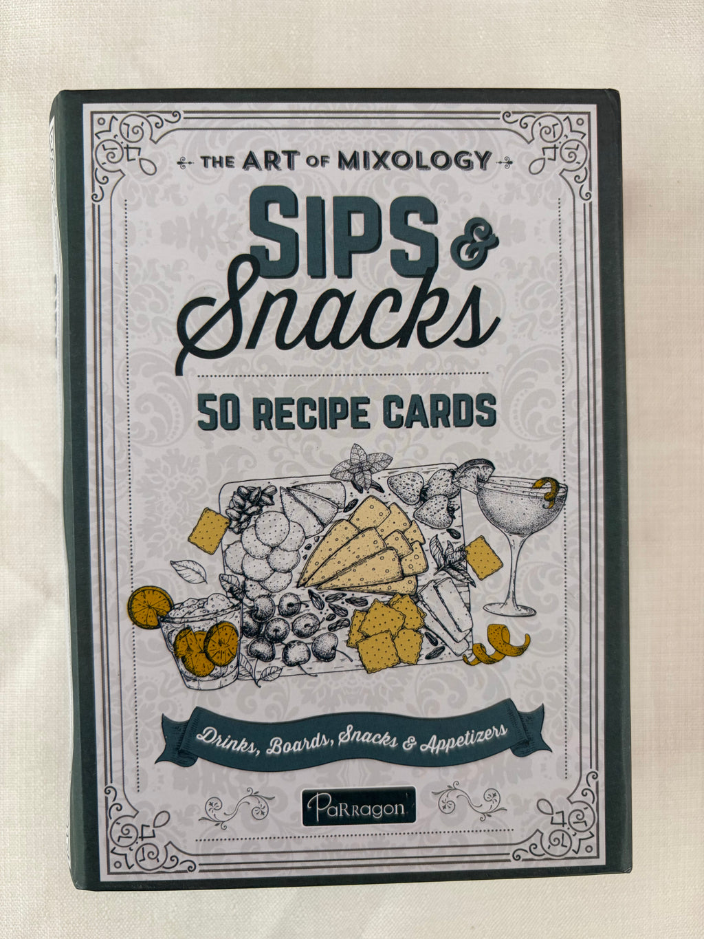 Sips & Snacks Recipe Cards - 50 cards