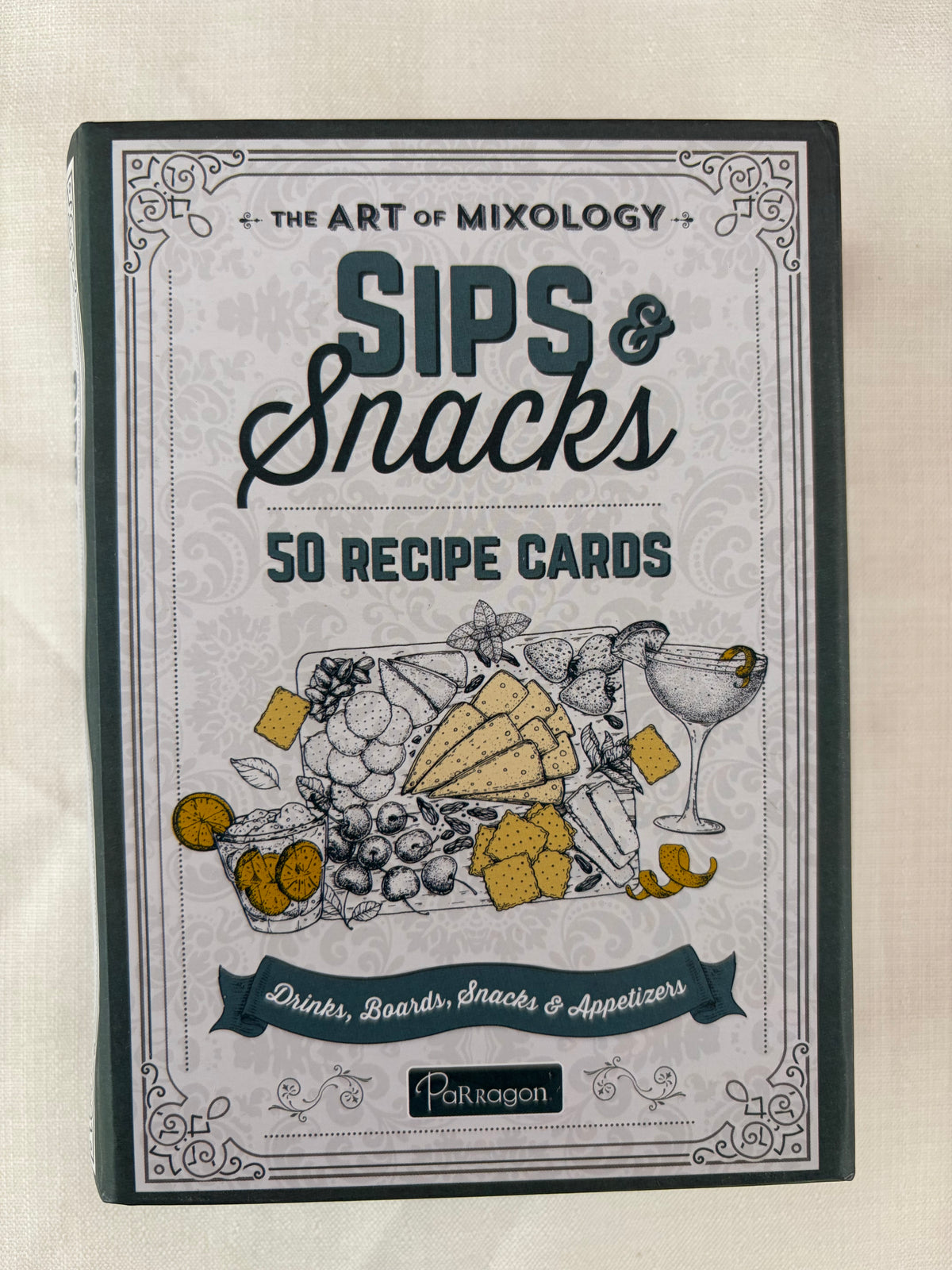 Sips & Snacks Recipe Cards - 50 cards