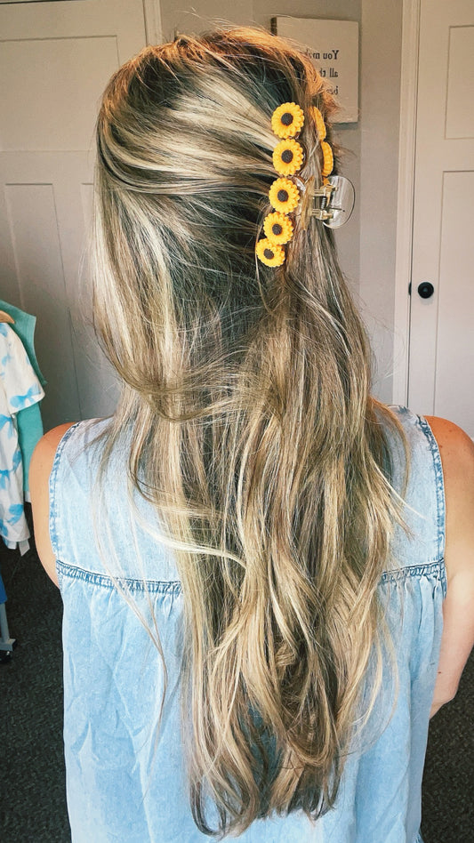 Sunflower Claw Clip
