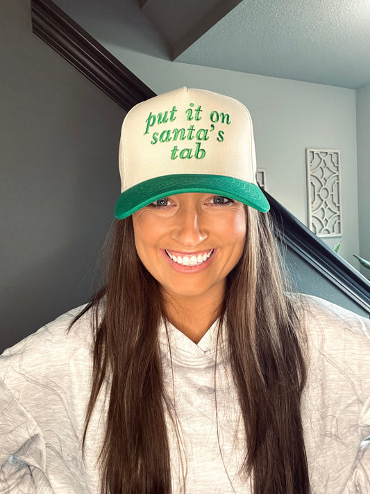 Put it on Santa’s tab Hat
