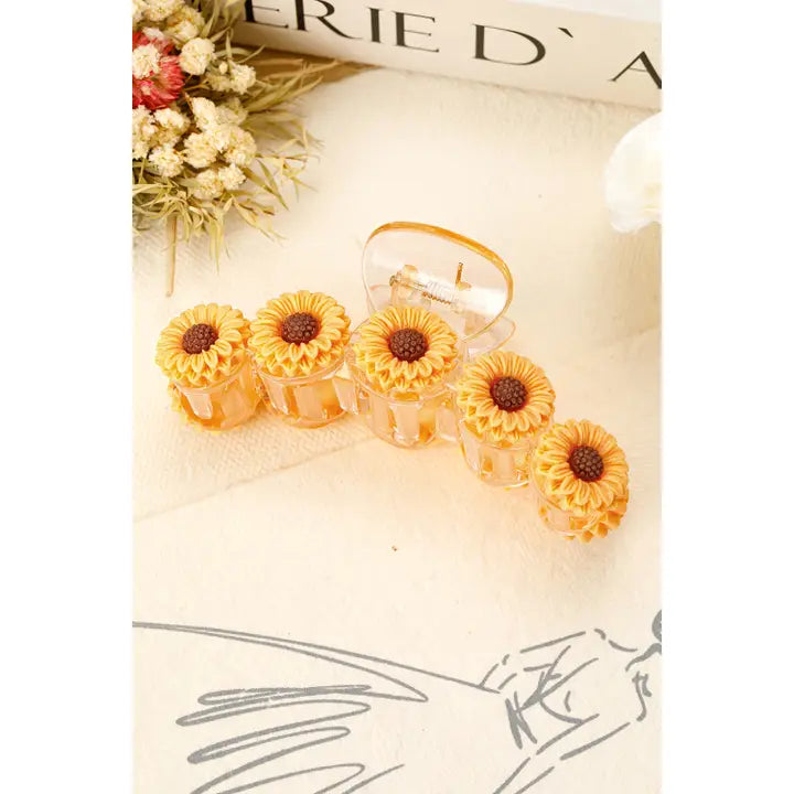 Sunflower Claw Clip
