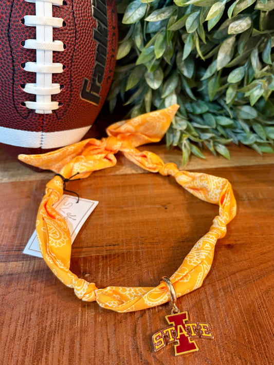 IOWA STATE Cyclones Bandana Necklace