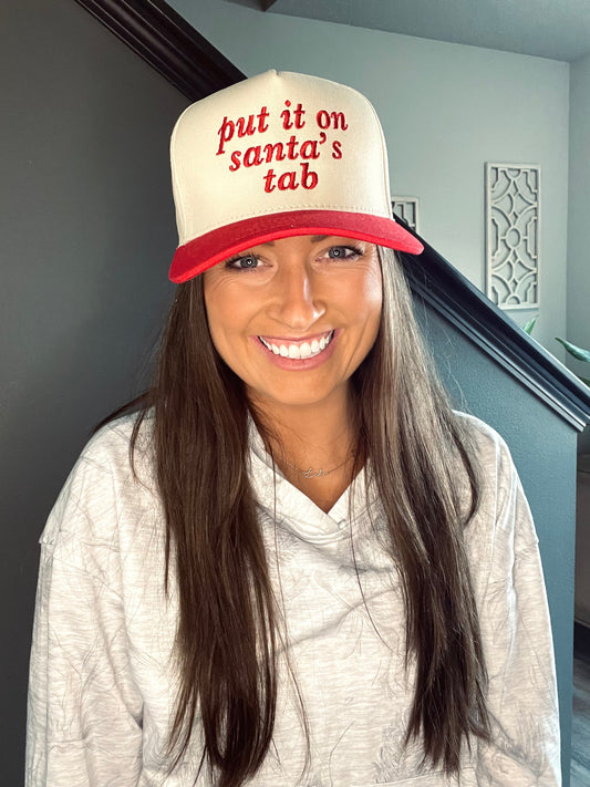 Put it on Santa’s tab Hat
