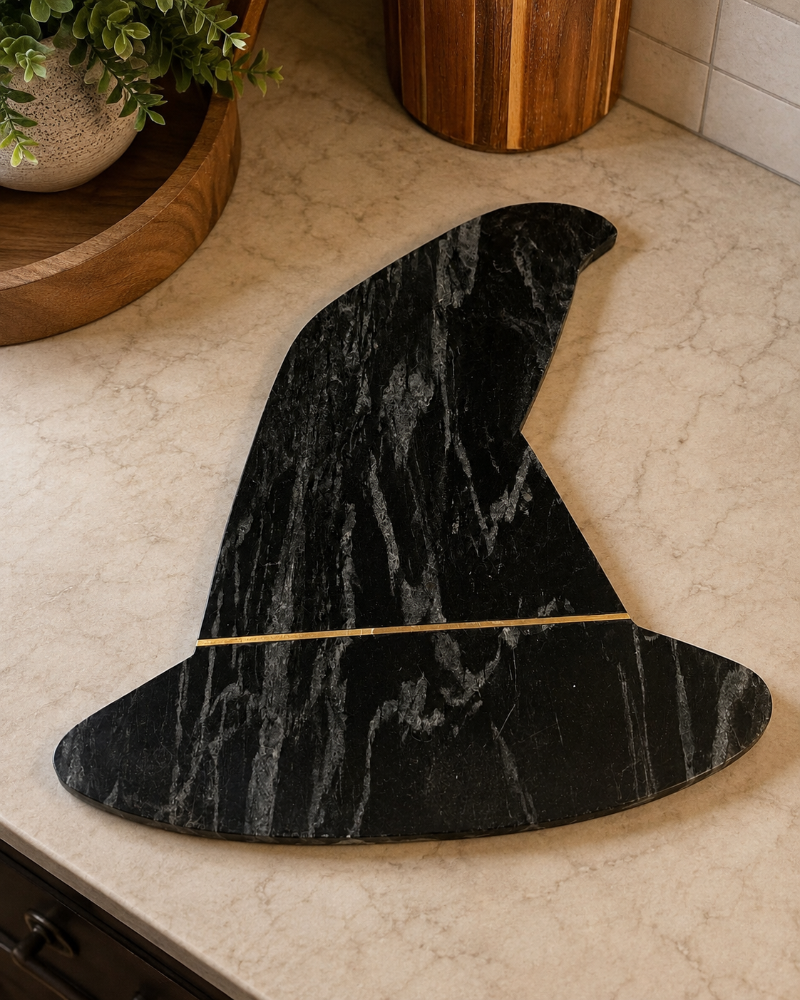 Marble Which Hat Cheese Board