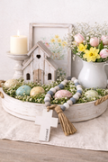BLESSED Beaded Cross Hanger Garland