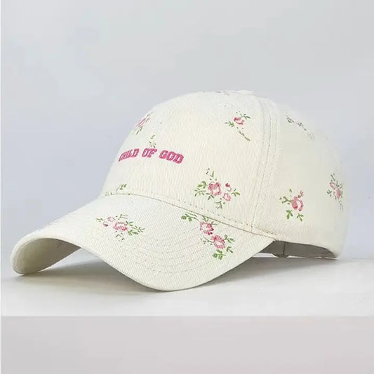 Floral Child of God Baseball Hat