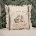 The Carrot Patch Sack Stripe Pillow