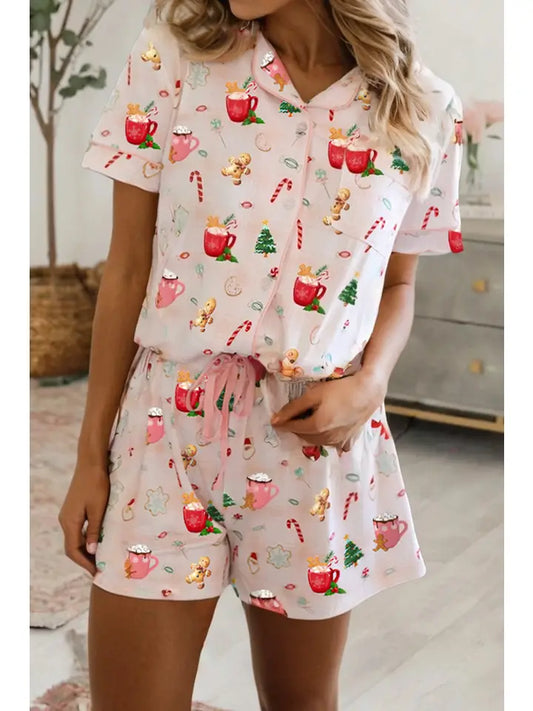 Christmas Spirt Two-Piece Pajama Set