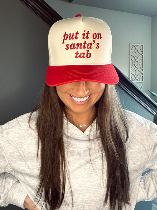 Put it on Santa’s tab Hat