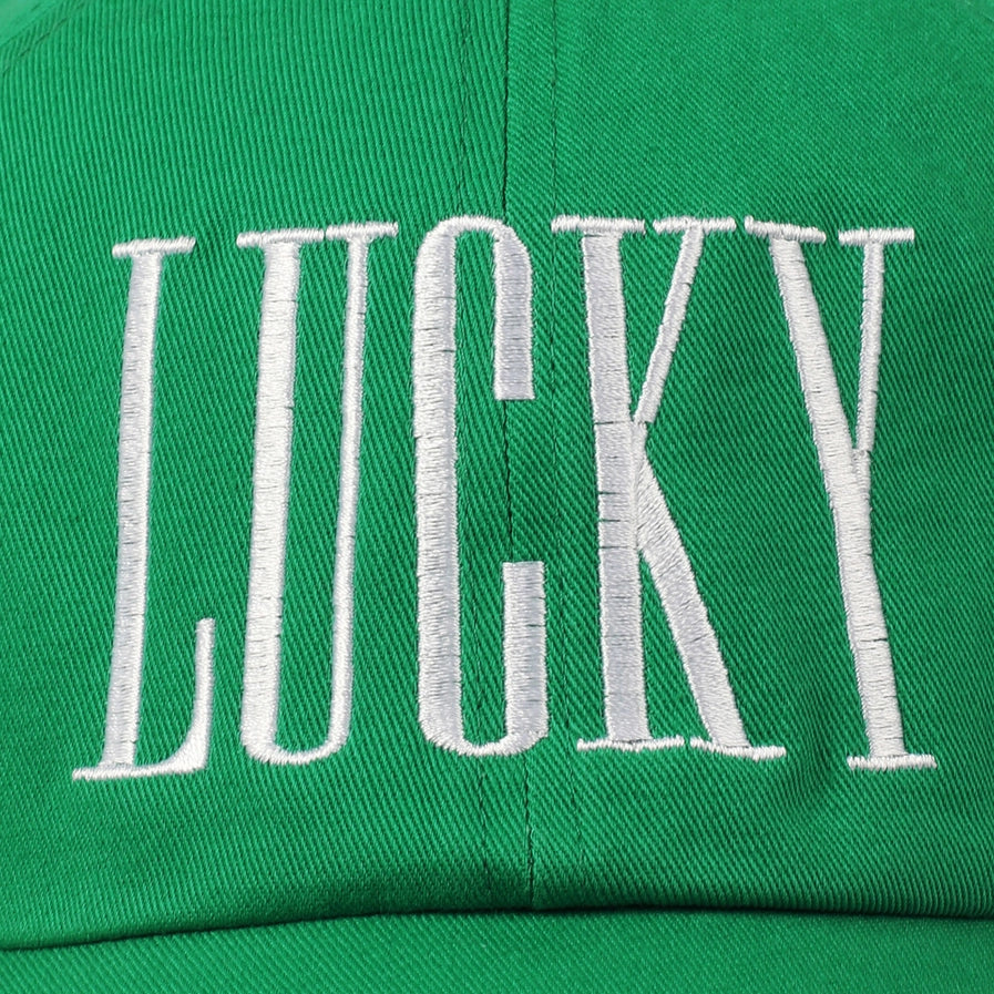Unisex Lucky Baseball Hat- green