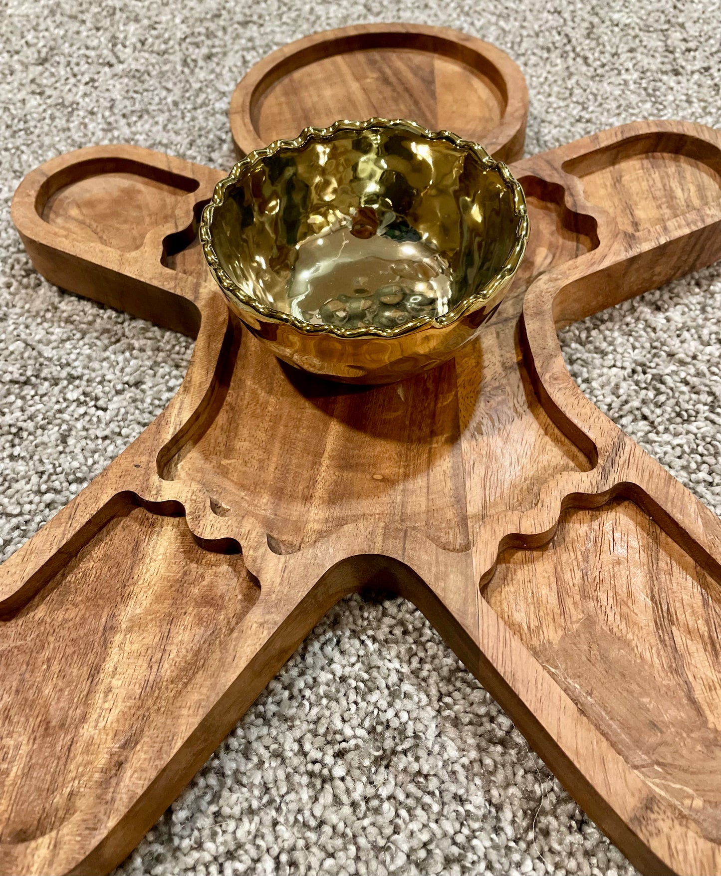 Single Mini Gold Serving Bowls