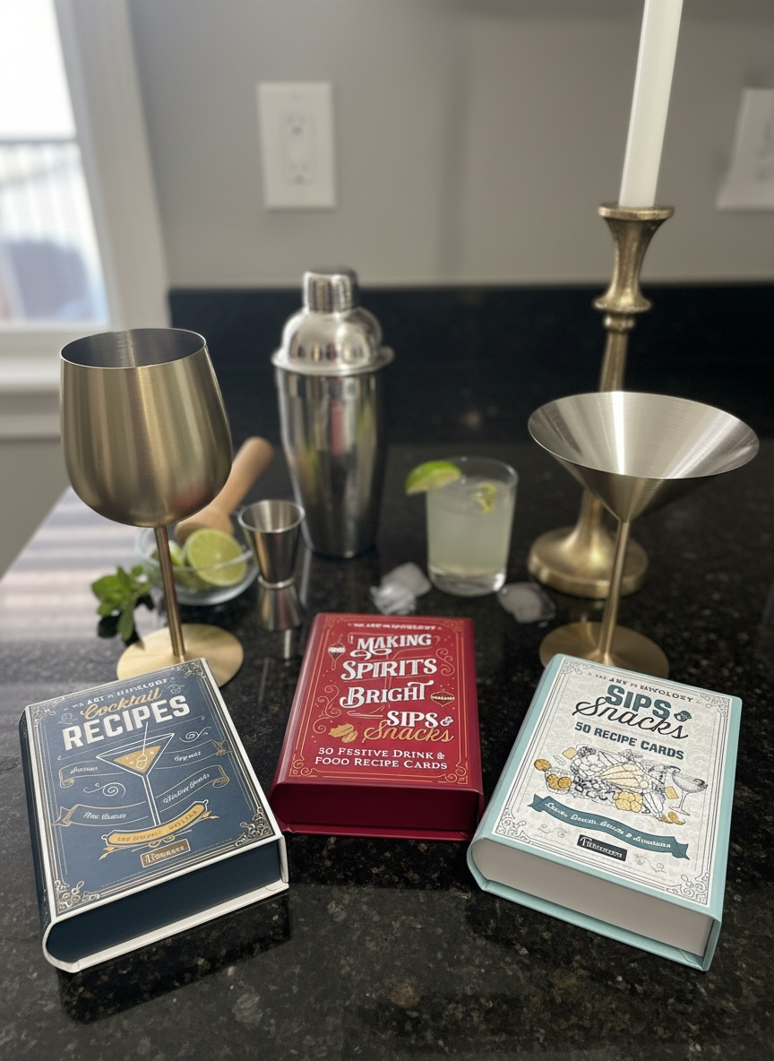 Single Pack Cocktail Recipes Card Book