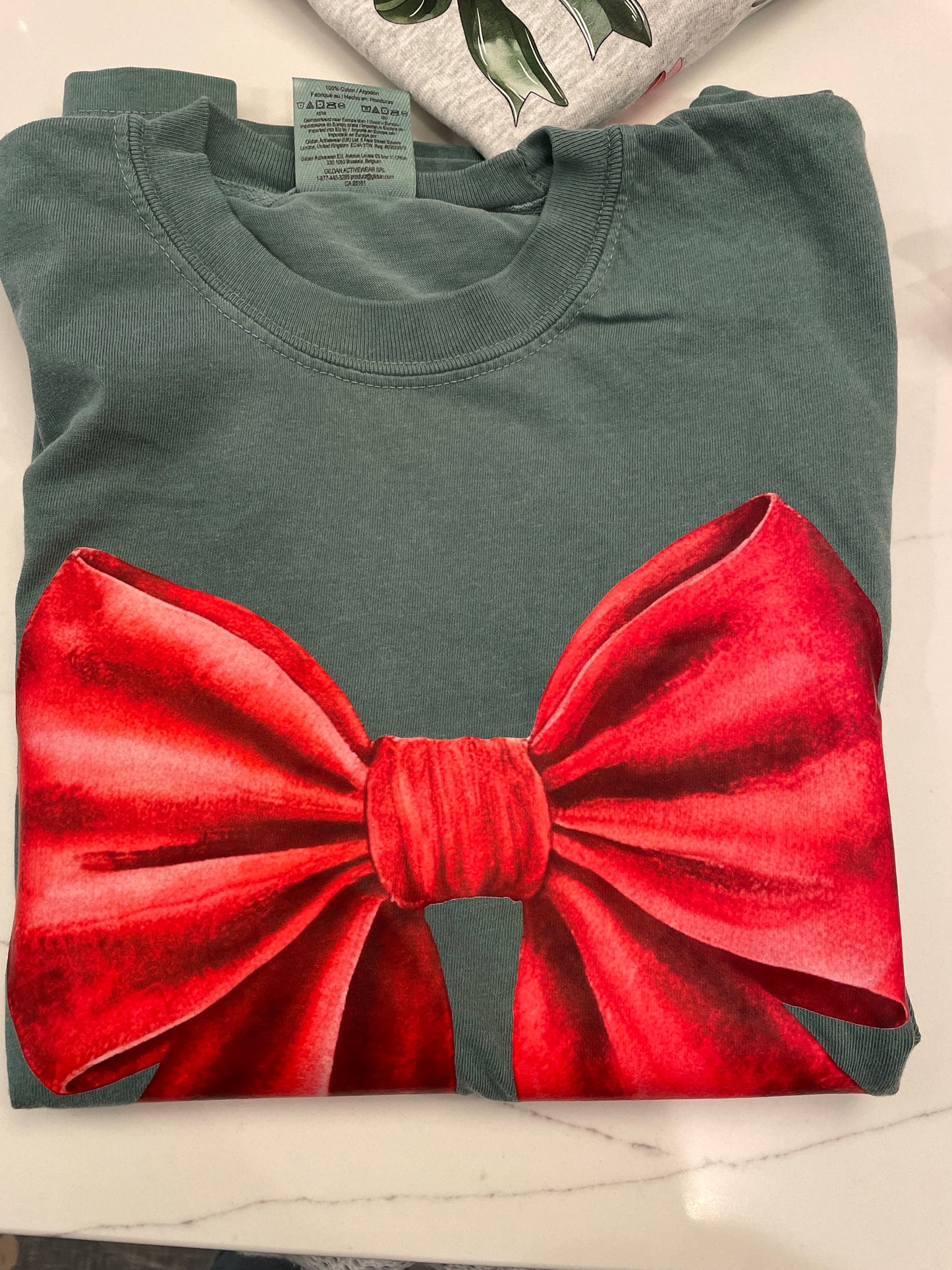 Bow Christmas Tee