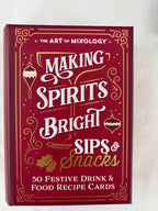 Making Spirits Bright Sips & Snacks- 50 cards