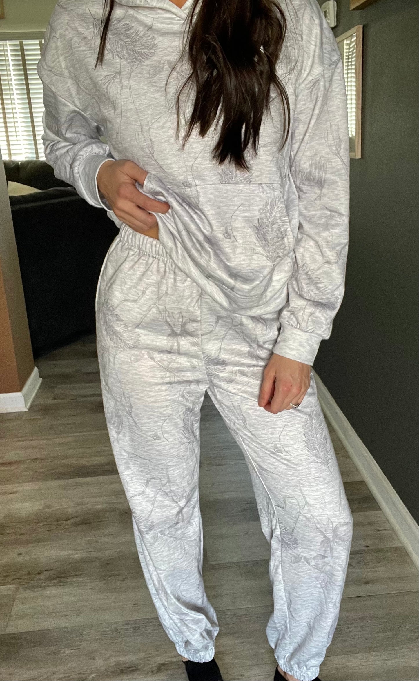 Leafy Hoodie Sweat Set