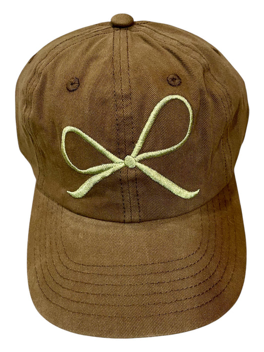 Embroidery Bow Baseball Hat