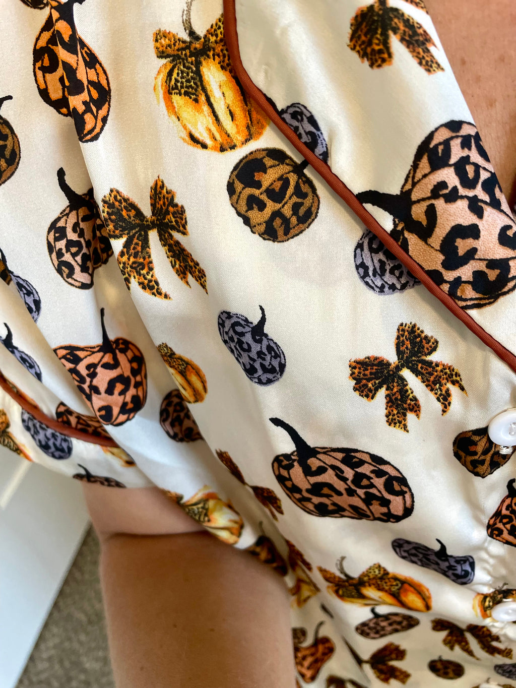 Pumpkin Two-Piece PJ Set