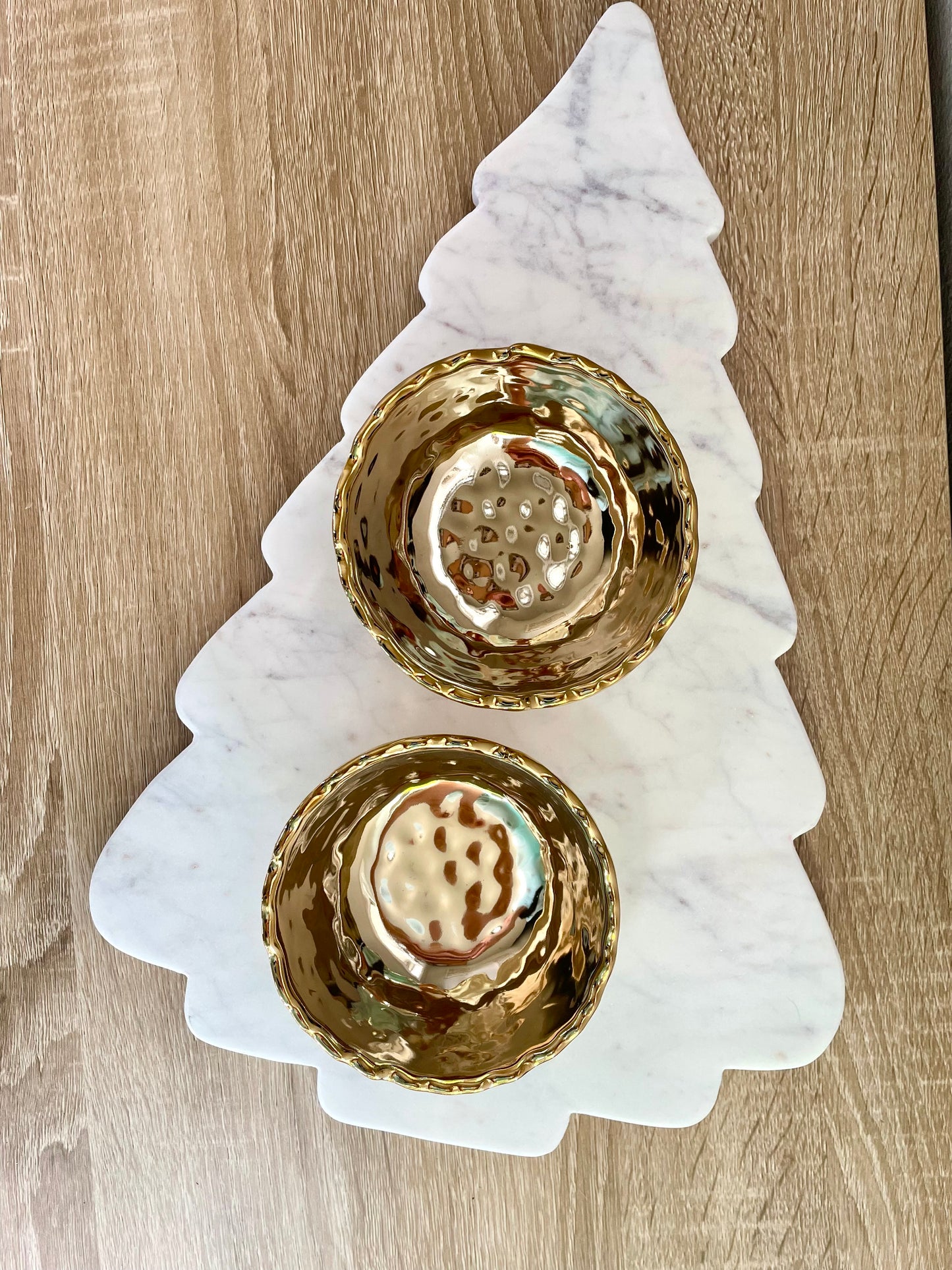 Single Mini Gold Serving Bowls