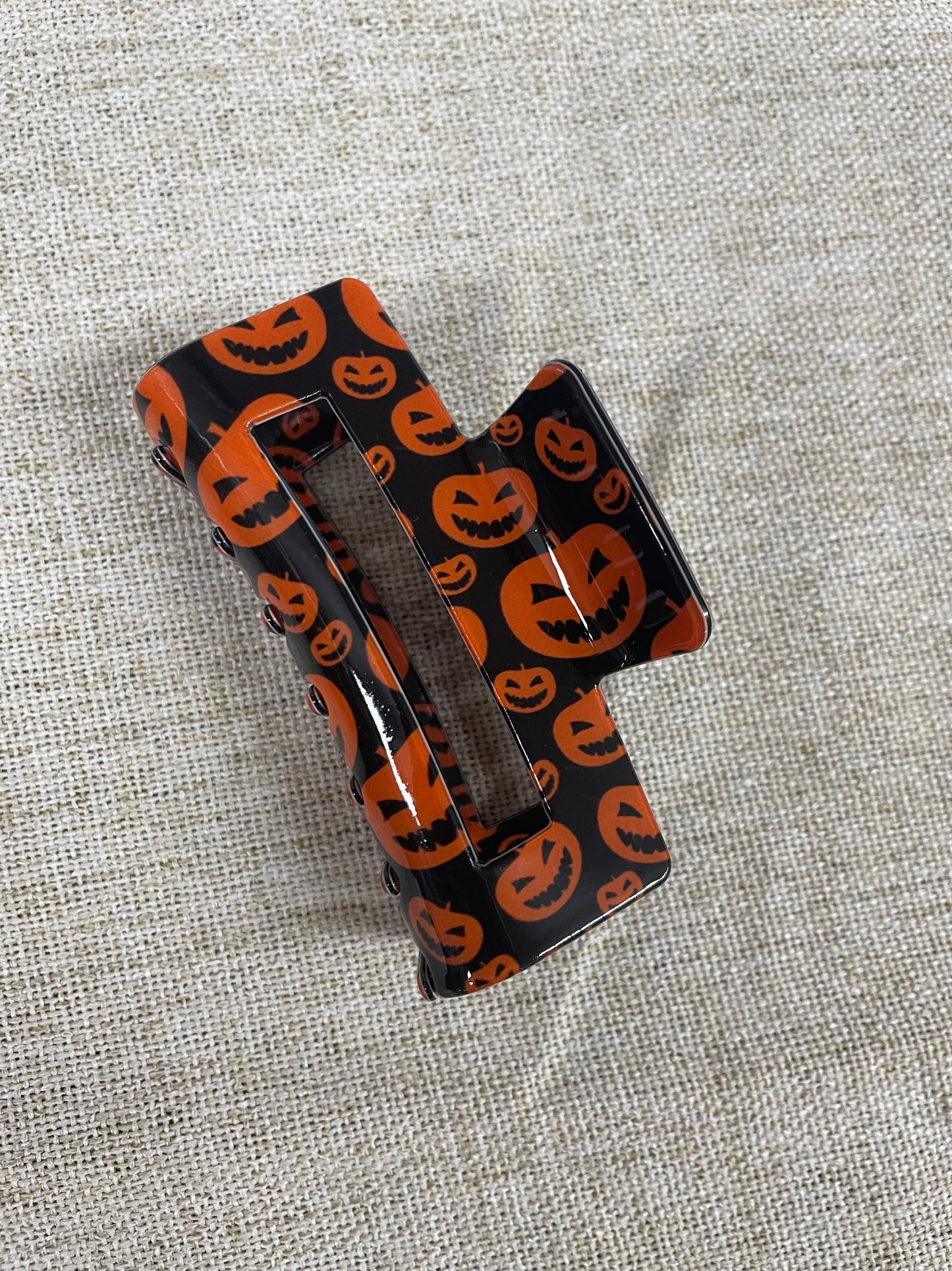 Pumpkin Claw Clip