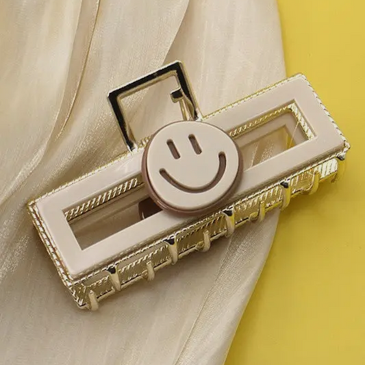Smiley Hair Claw Clip