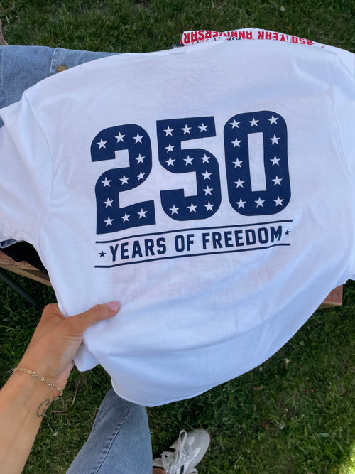 250th Anniversary Fourth of July Tee Shirt