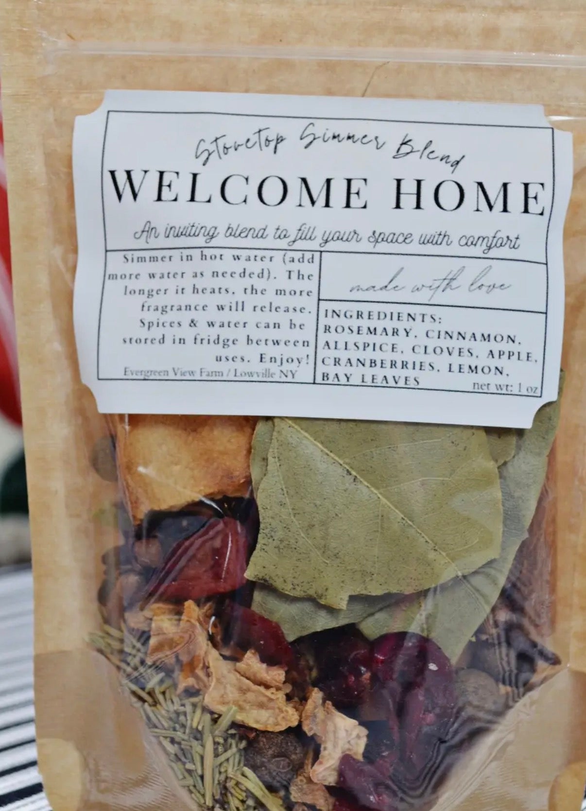 “Welcome Home” Fragrance Stovetop Simmer Pot Kit