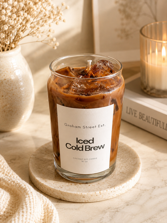 Iced Cold Brew 16oz Soy Wax Candle