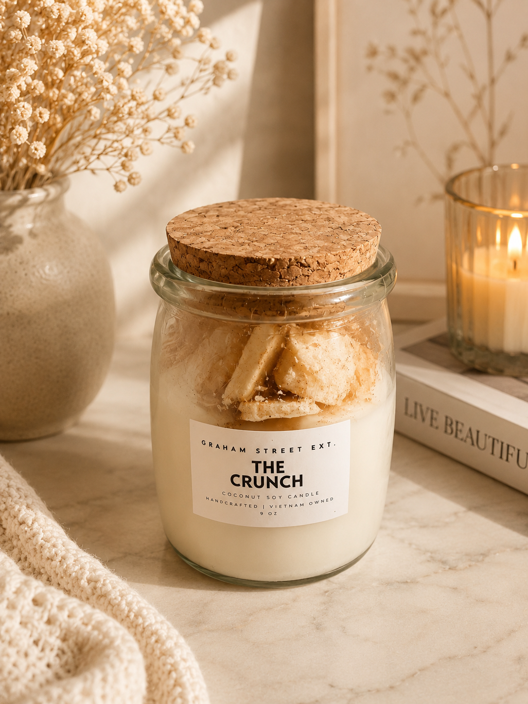 The Cinnamon Crunch 8oz Soy Wax Candle