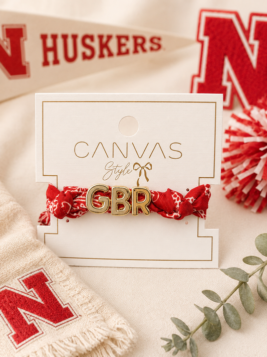 NEBRASKA HUSKERS Bandana Bracelet