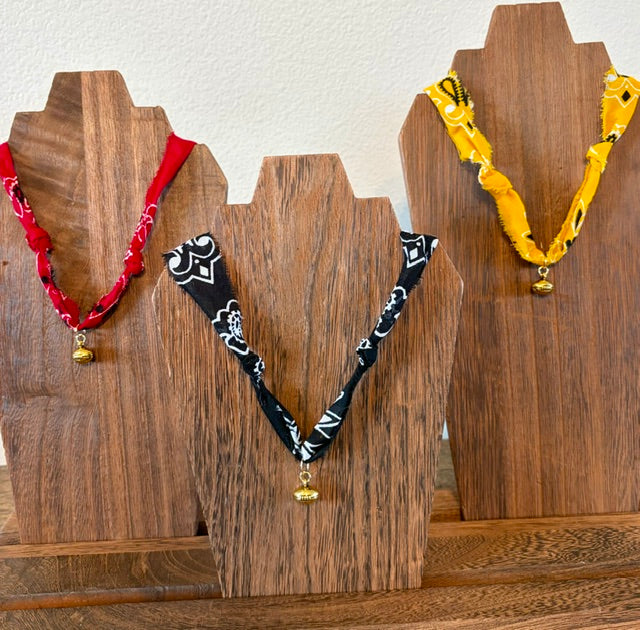 Football Charm Bandana Necklace