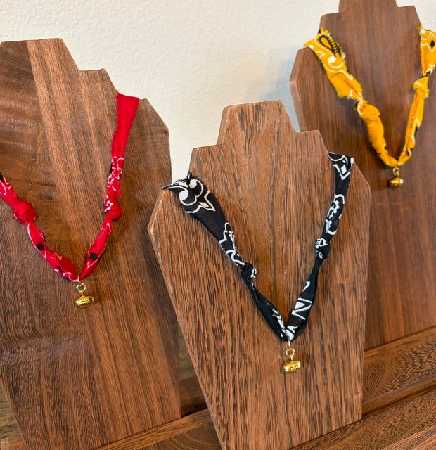 Football Charm Bandana Necklace