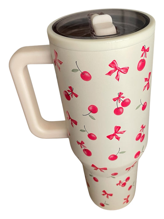 40oz Spill-Free Stainless Steel Vacuum Tumbler