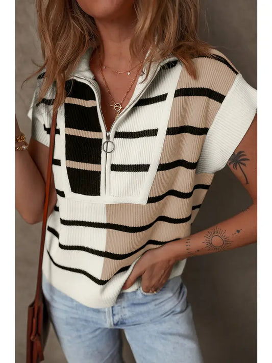 Striped Sweater Vest