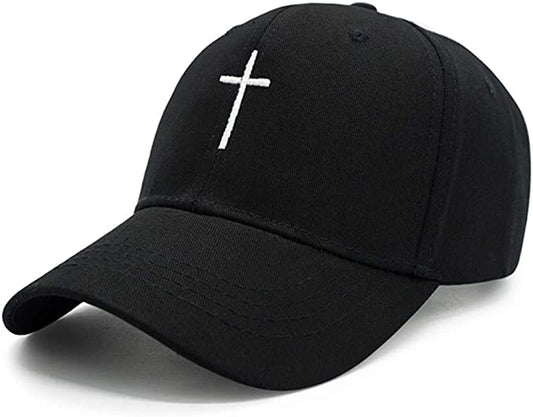 Cross Embroidered Baseball Hat