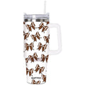 40oz Stainless Steel Football Tumbler